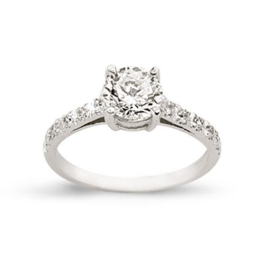 925 Sterling Silver CZ Ring