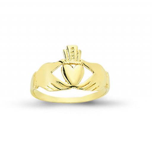 9ct Gold Claddagh Ring