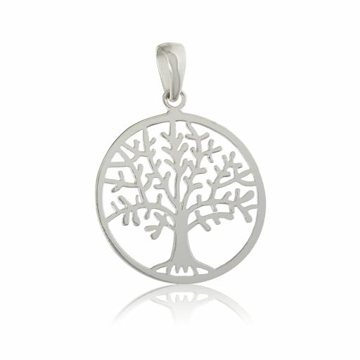 Sterling Silver 23mm Tree of Life Pendant