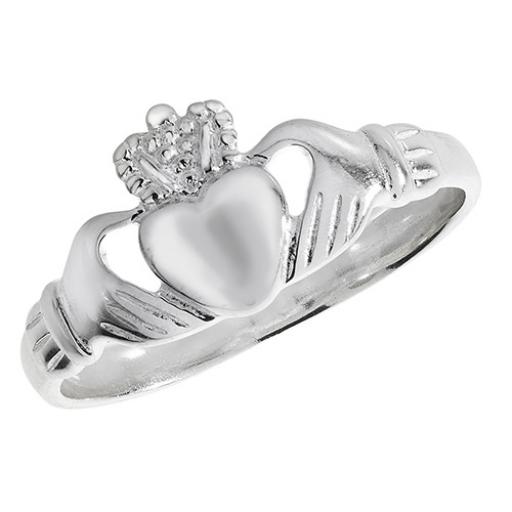 Solid Sterling Silver Baby Childs Cladda Ring