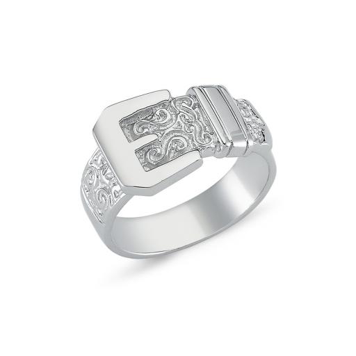 925 Sterling Silver Belt Ring