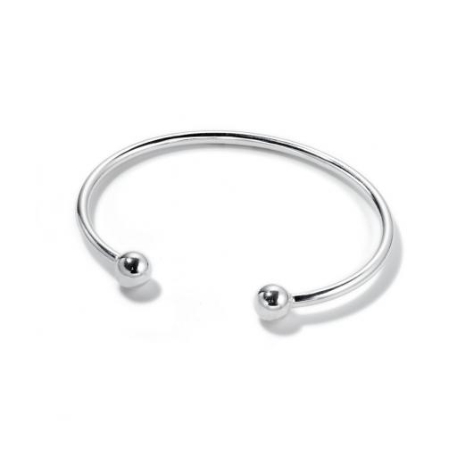 Sterling Silver 70 X 3.0mm Ladies Torque Bangles