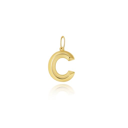 9ct Gold Initial C Pendant