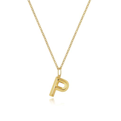 9ct Gold Initial P Pendant